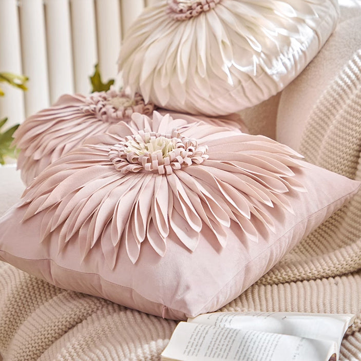 4design flower motif cushion