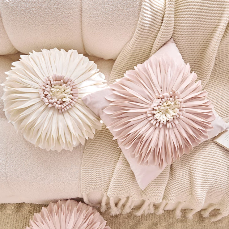 4design flower motif cushion