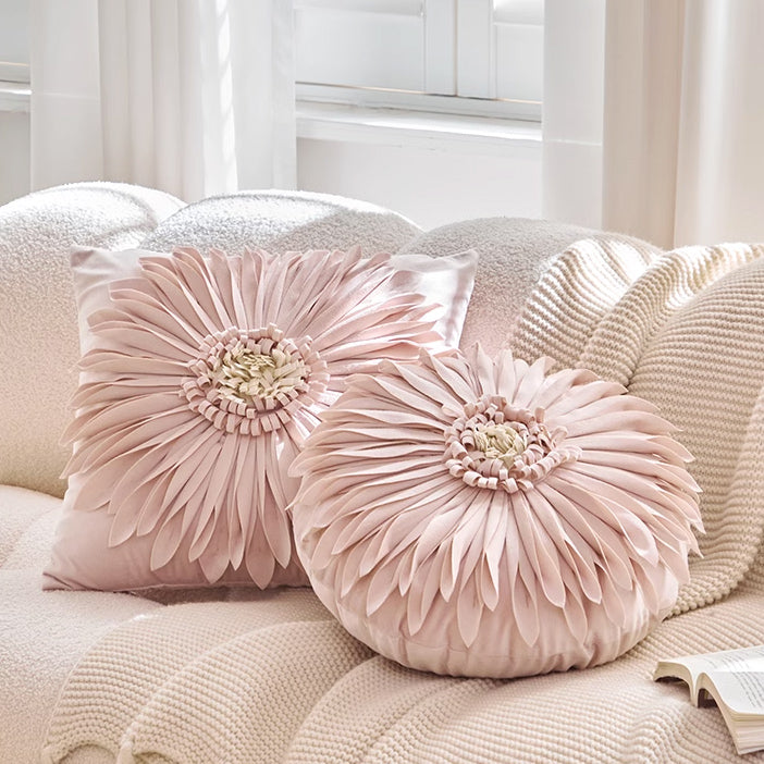 4design flower motif cushion