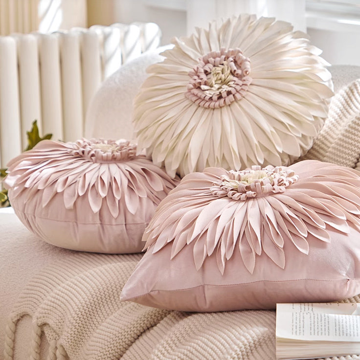 4design flower motif cushion