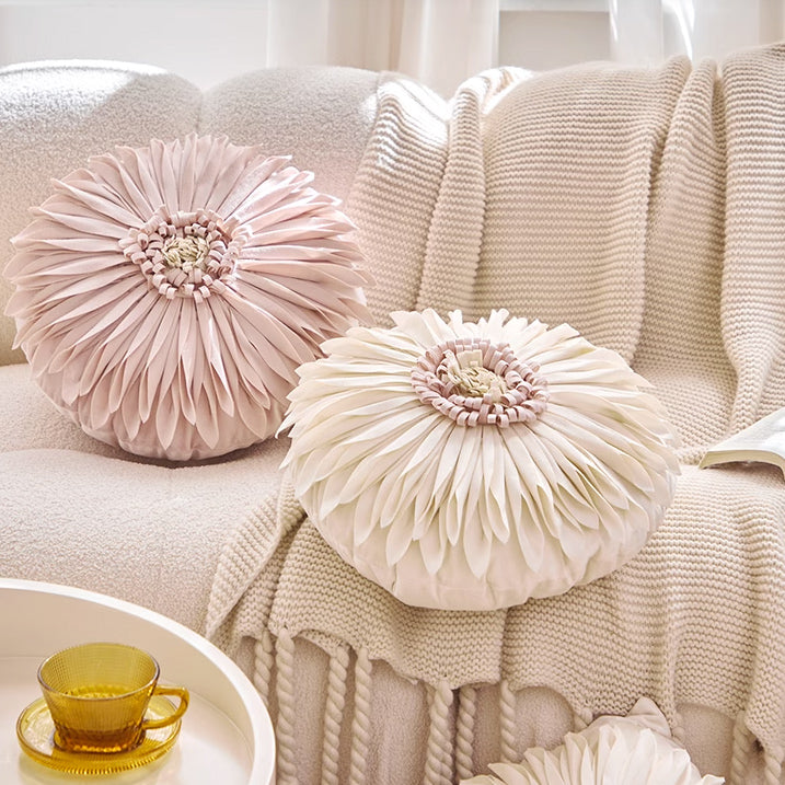 4design flower motif cushion