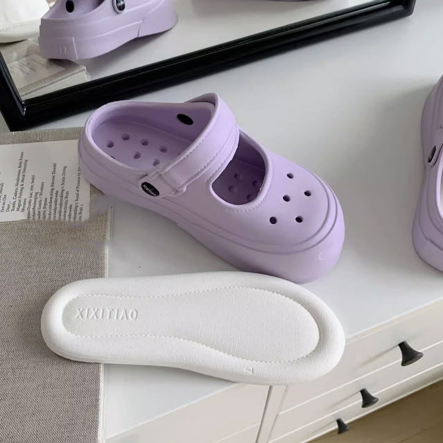 5color insole rubber room shoes