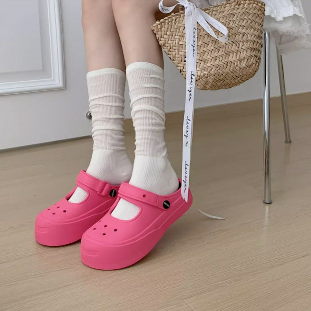5color insole rubber room shoes