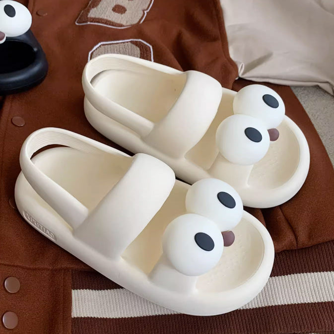 4color big eyes rubber room shoes