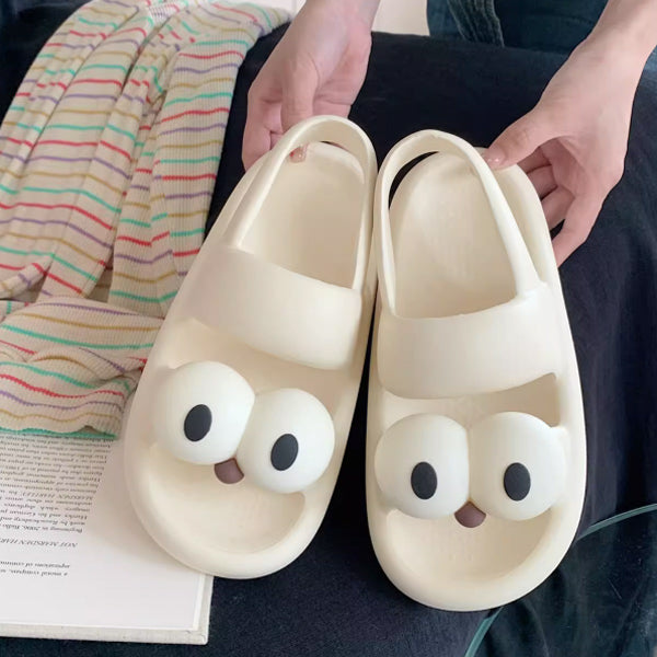 4color big eyes rubber room shoes