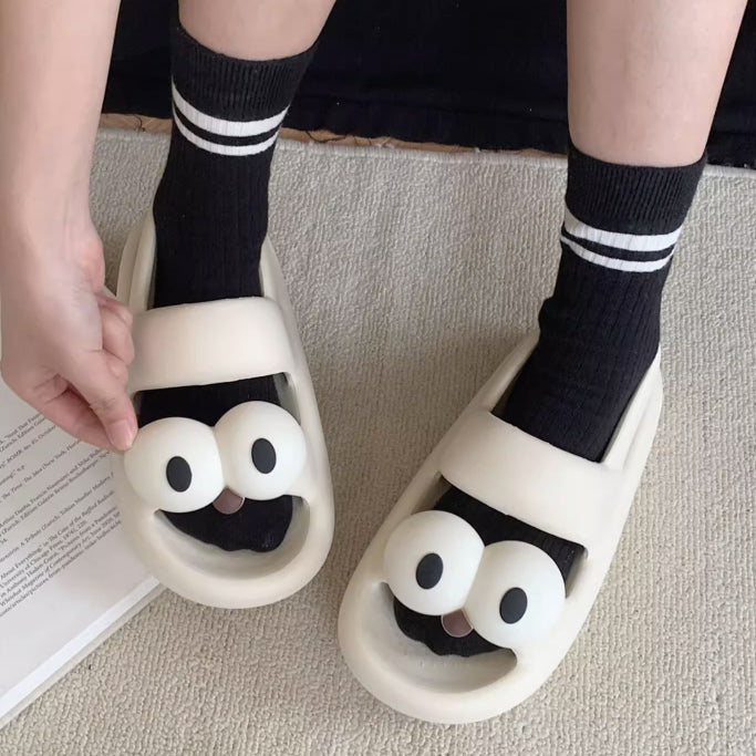 4color big eyes rubber room shoes