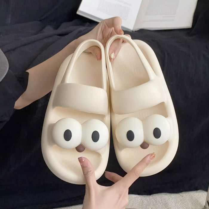 4color big eyes rubber room shoes