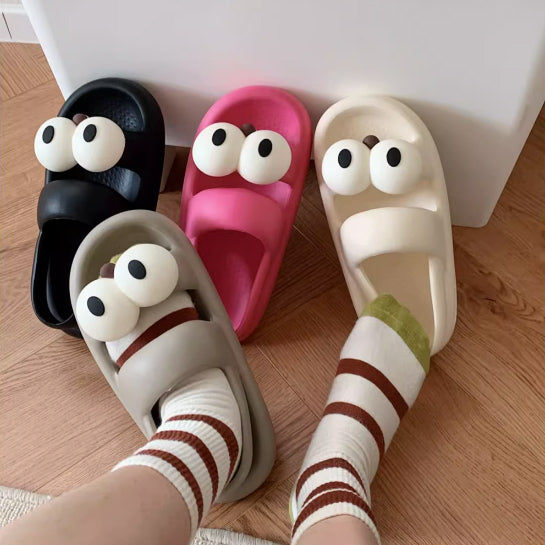 4color big eyes rubber room shoes