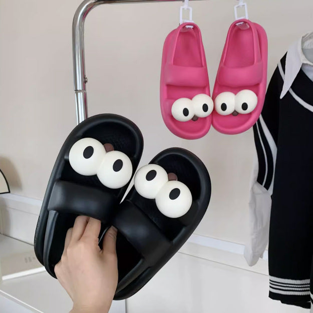 4color big eyes rubber room shoes