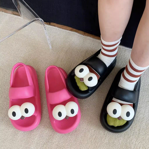 4color big eyes rubber room shoes