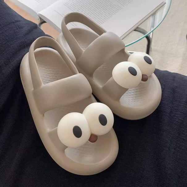4color big eyes rubber room shoes