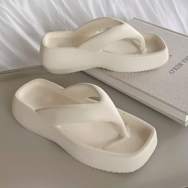 5color platform rubber room shoes