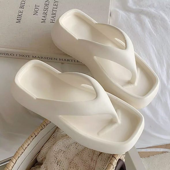 5color platform rubber room shoes