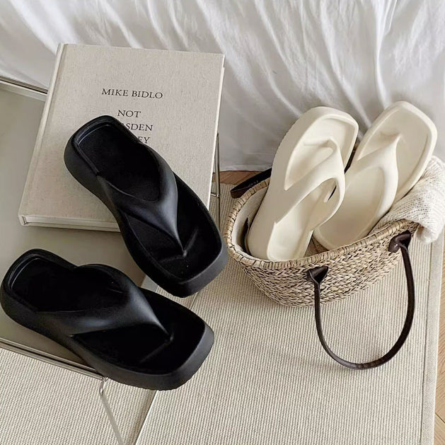 5color platform rubber room shoes