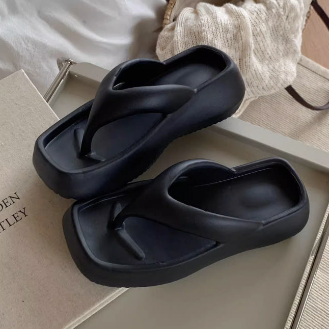 5color platform rubber room shoes