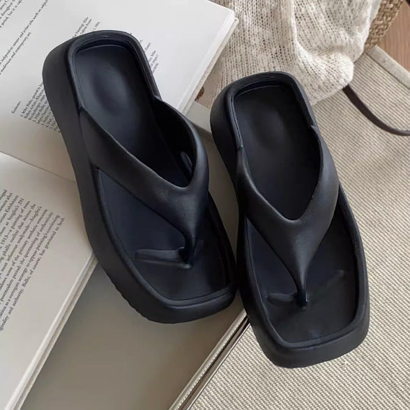 5color platform rubber room shoes