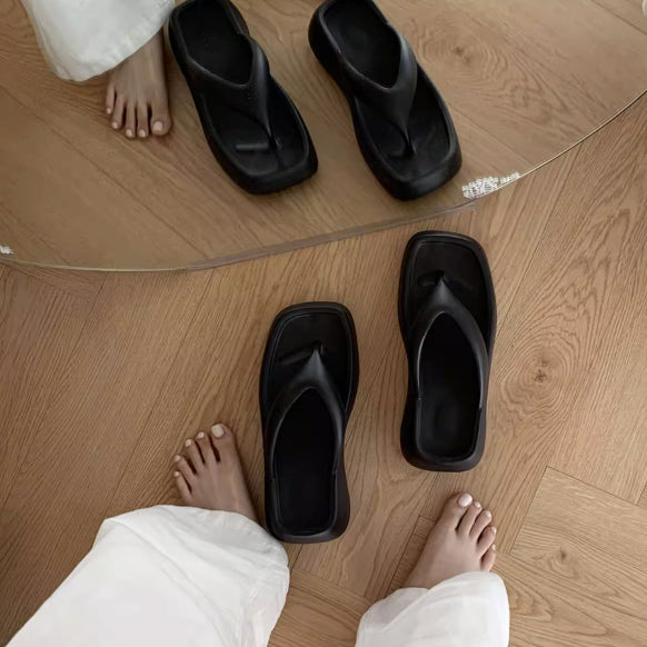 5color platform rubber room shoes