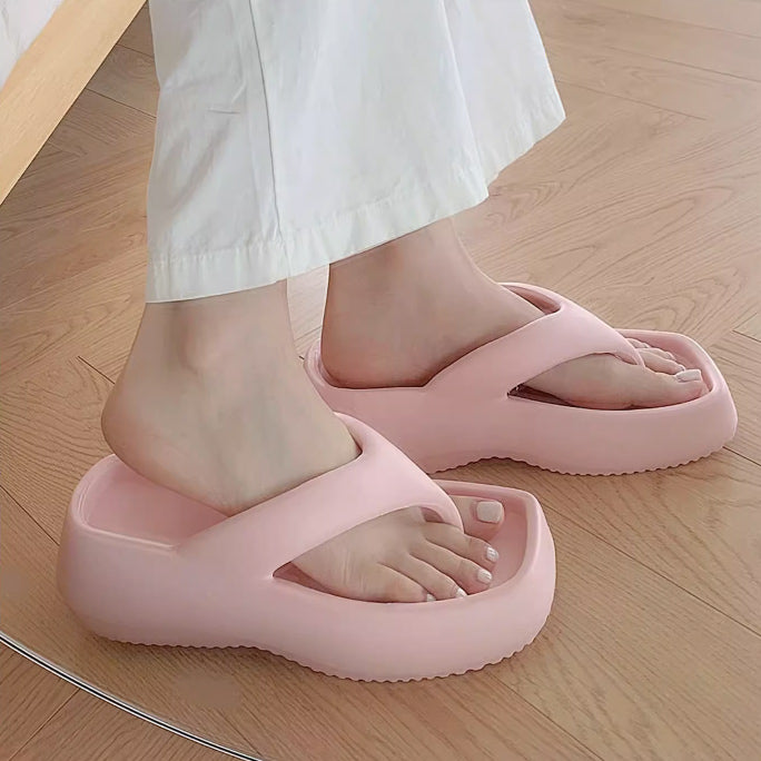 5color platform rubber room shoes