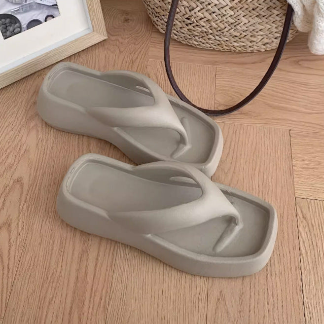 5color platform rubber room shoes