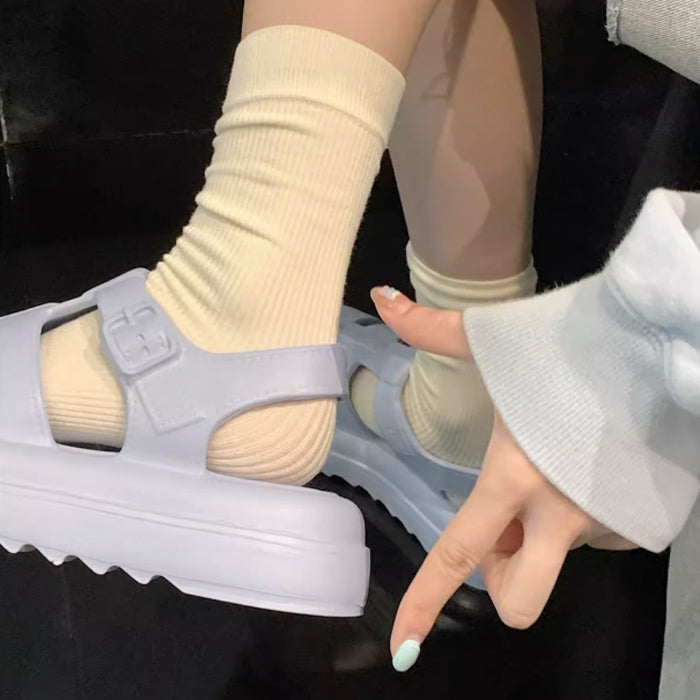 6color gladiator rubber room shoes