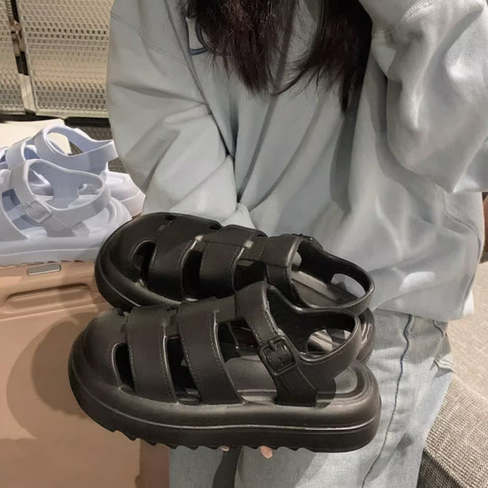 6color gladiator rubber room shoes