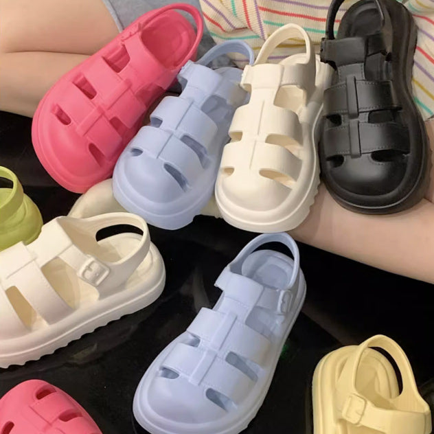 6color gladiator rubber room shoes