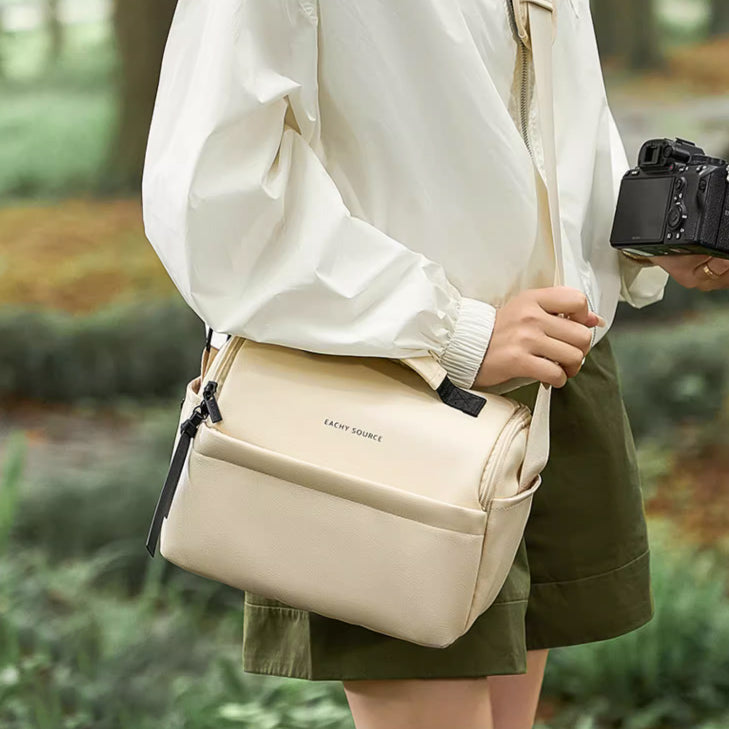 2design leather camera bag