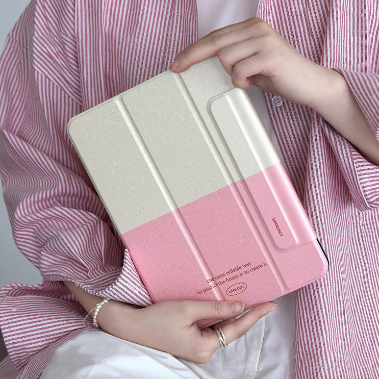 2color two tone pastel iPad case