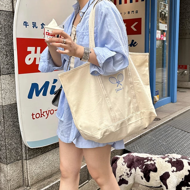 tennis club tote bag