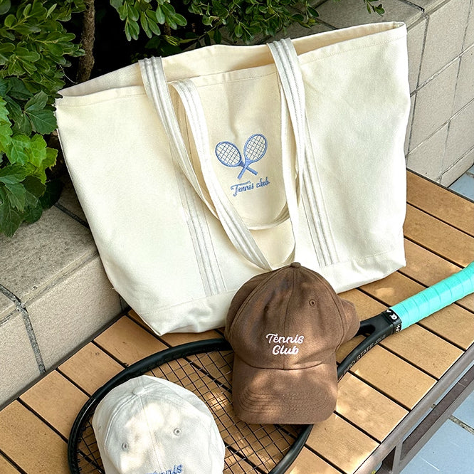 tennis club tote bag