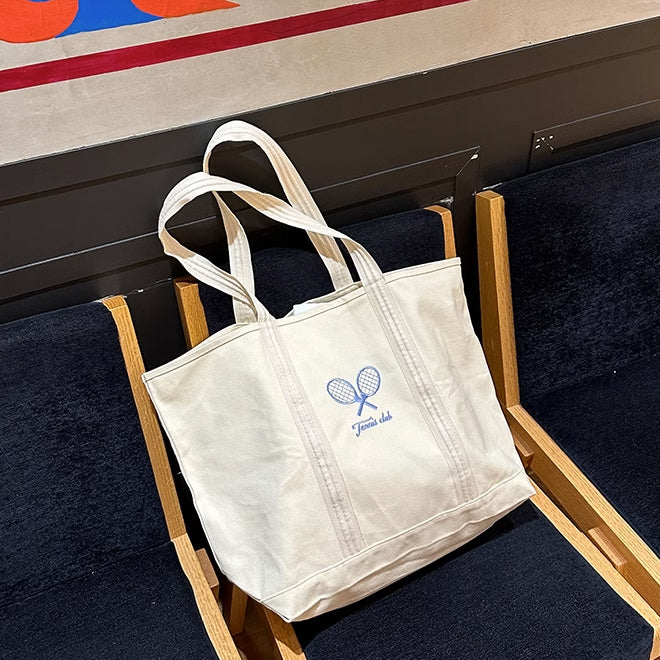 tennis club tote bag