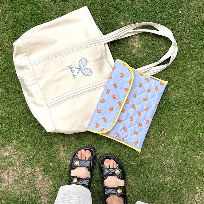 tennis club tote bag
