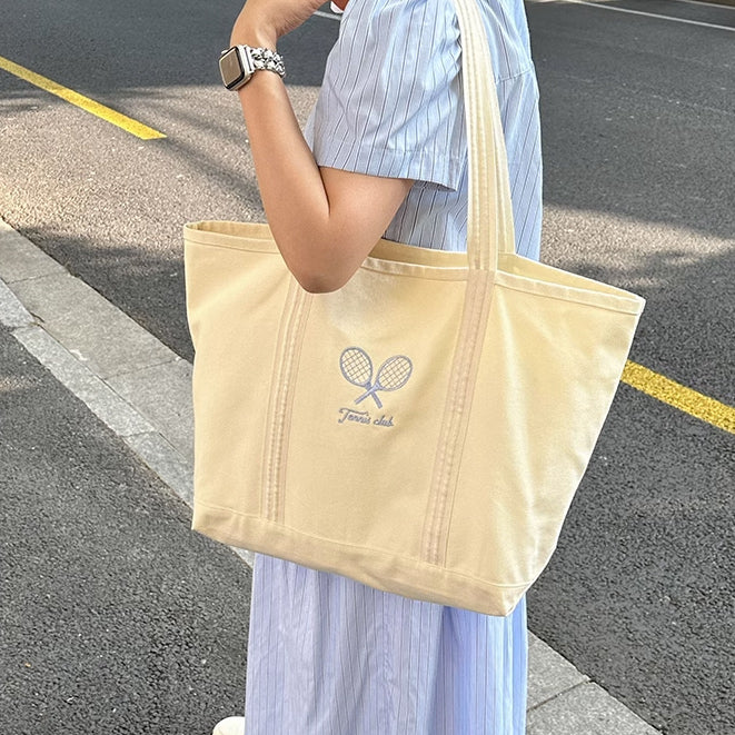 tennis club tote bag