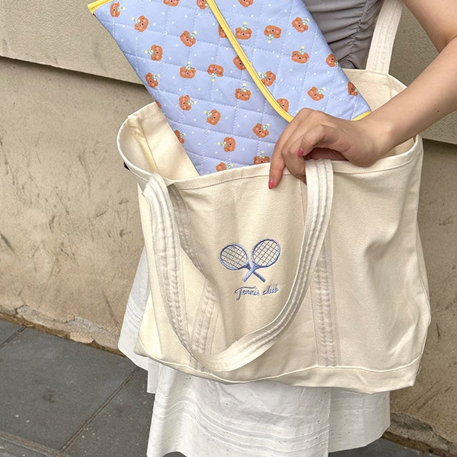 tennis club tote bag