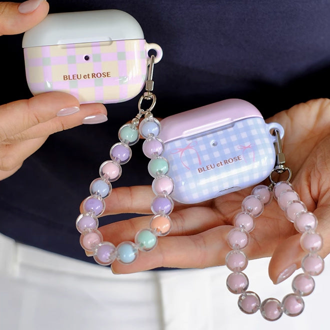 2color retro check Airpods case