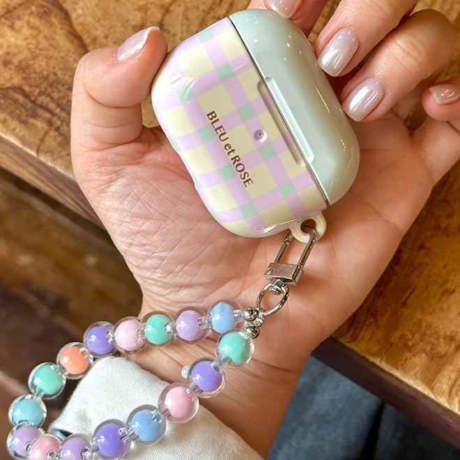 2color retro check Airpods case