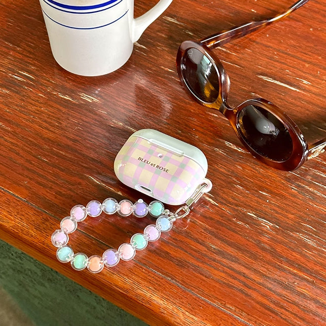 2color retro check Airpods case
