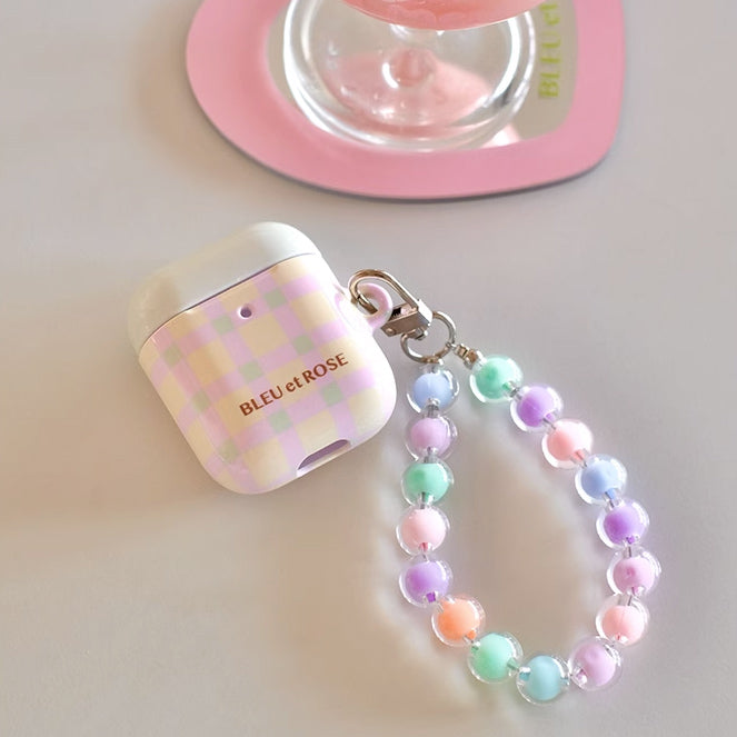 2color retro check Airpods case