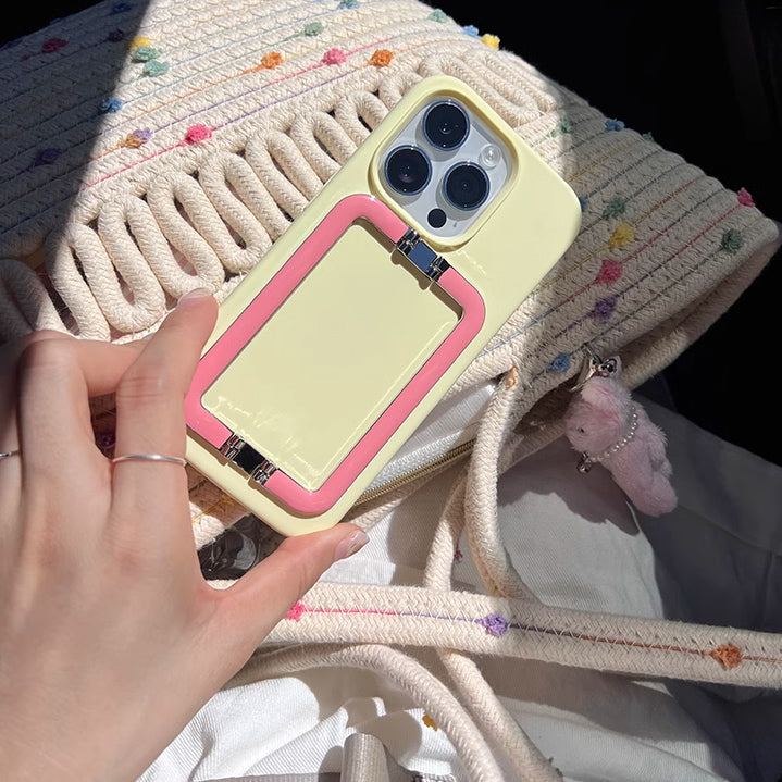 4color pastel stand iPhone case