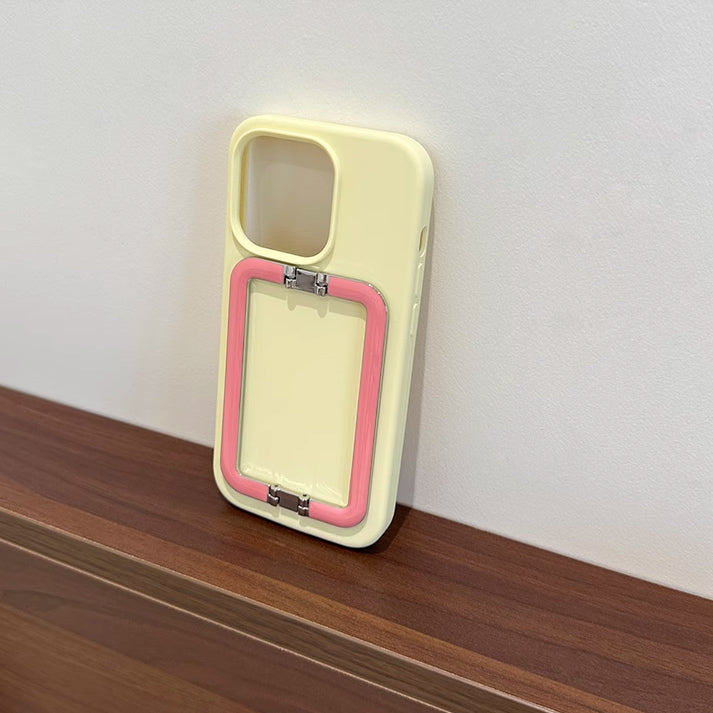 4color pastel stand iPhone case