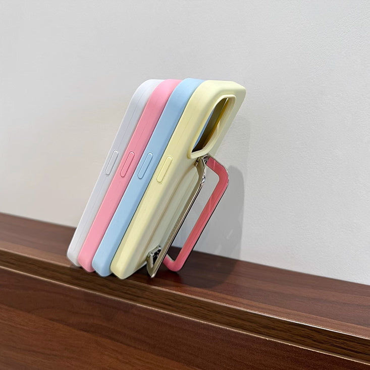 4color pastel stand iPhone case
