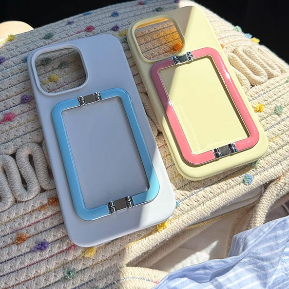 4color pastel stand iPhone case