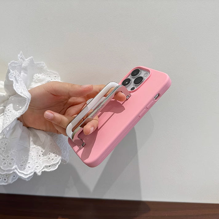 4color pastel stand iPhone case