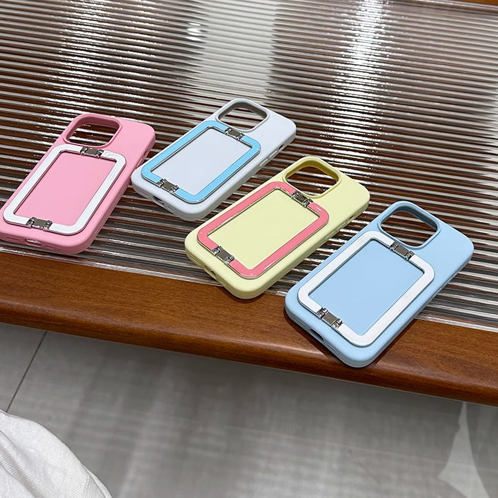 4color pastel stand iPhone case