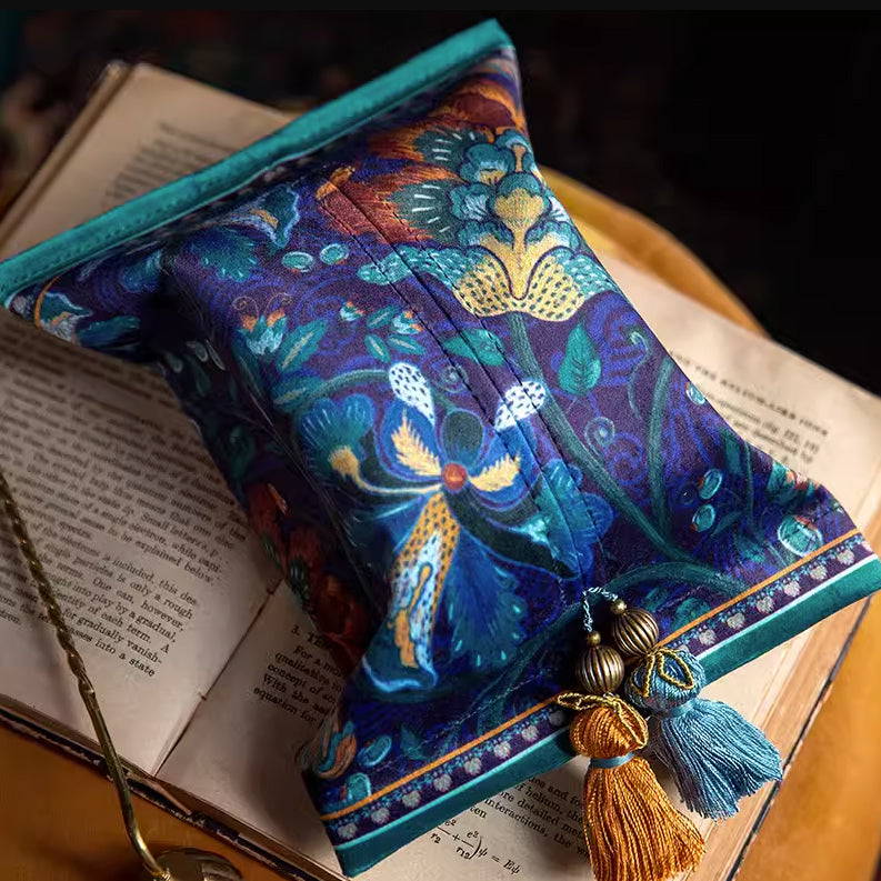 2design ethnic flower tissue case