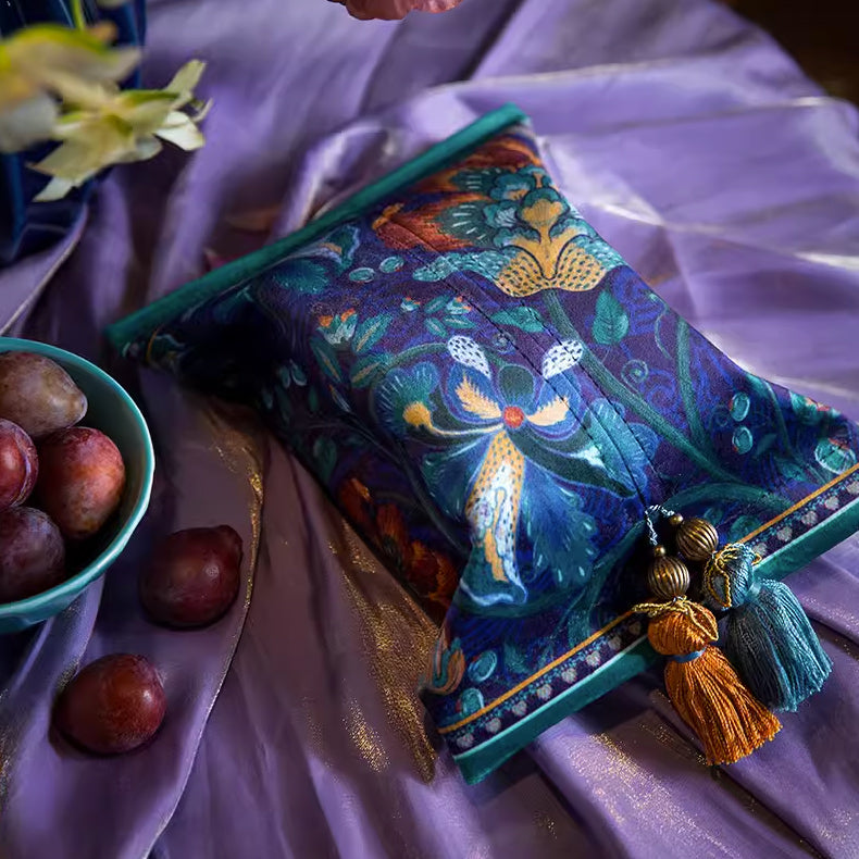 2design ethnic flower tissue case