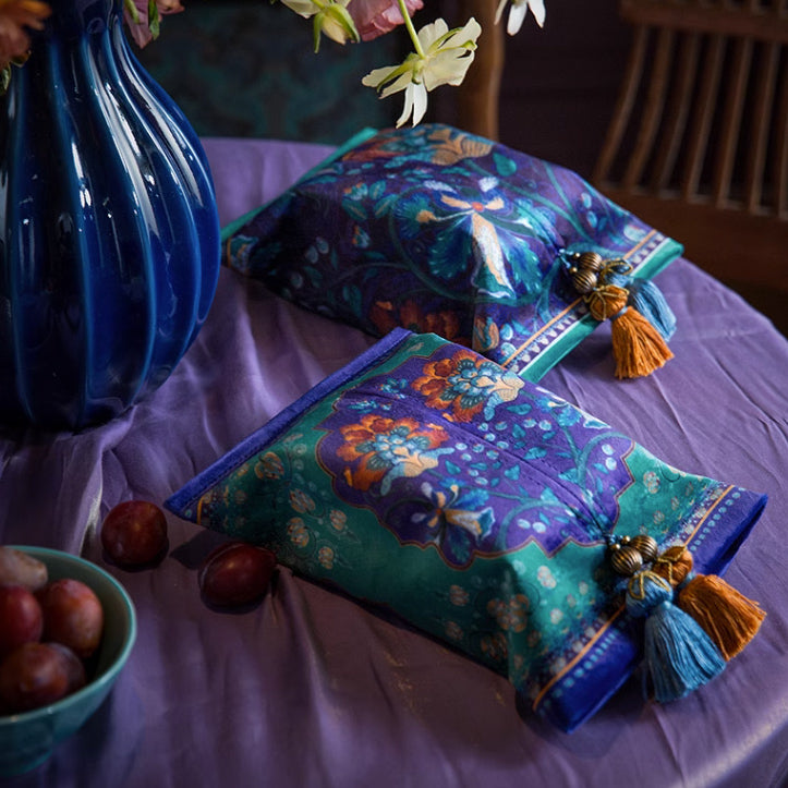 2design ethnic flower tissue case