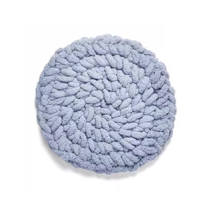 5color knit round cushion
