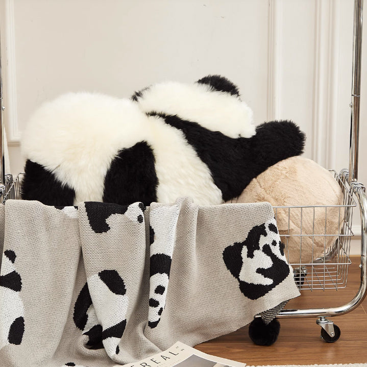 panda cushion & mini mat