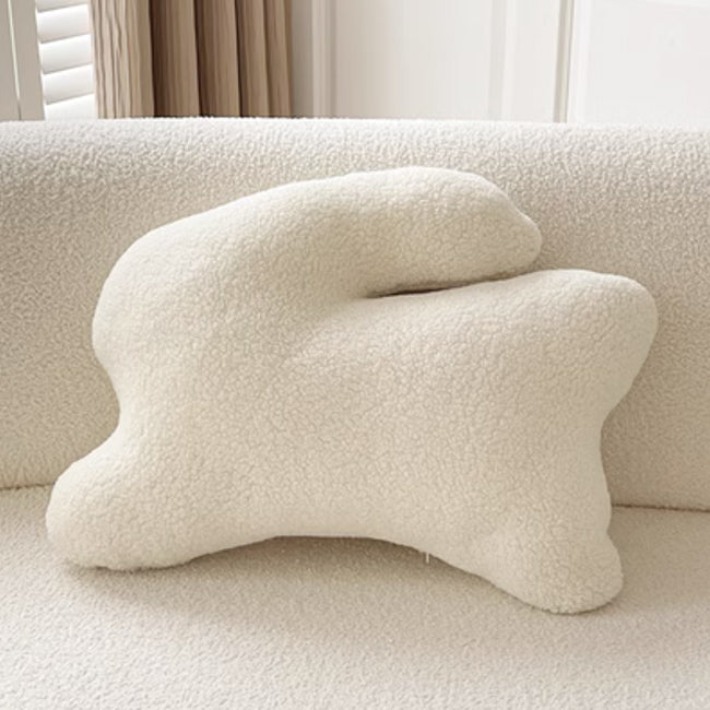5color boa rabbit cushion